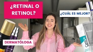 ¿RETINAL O RETINOL? CUÁL ES MEJOR | DERMATÓLOGA LO EXPLICA DE FORMA PRÁCTICA | ISDIN, MEDIK8...