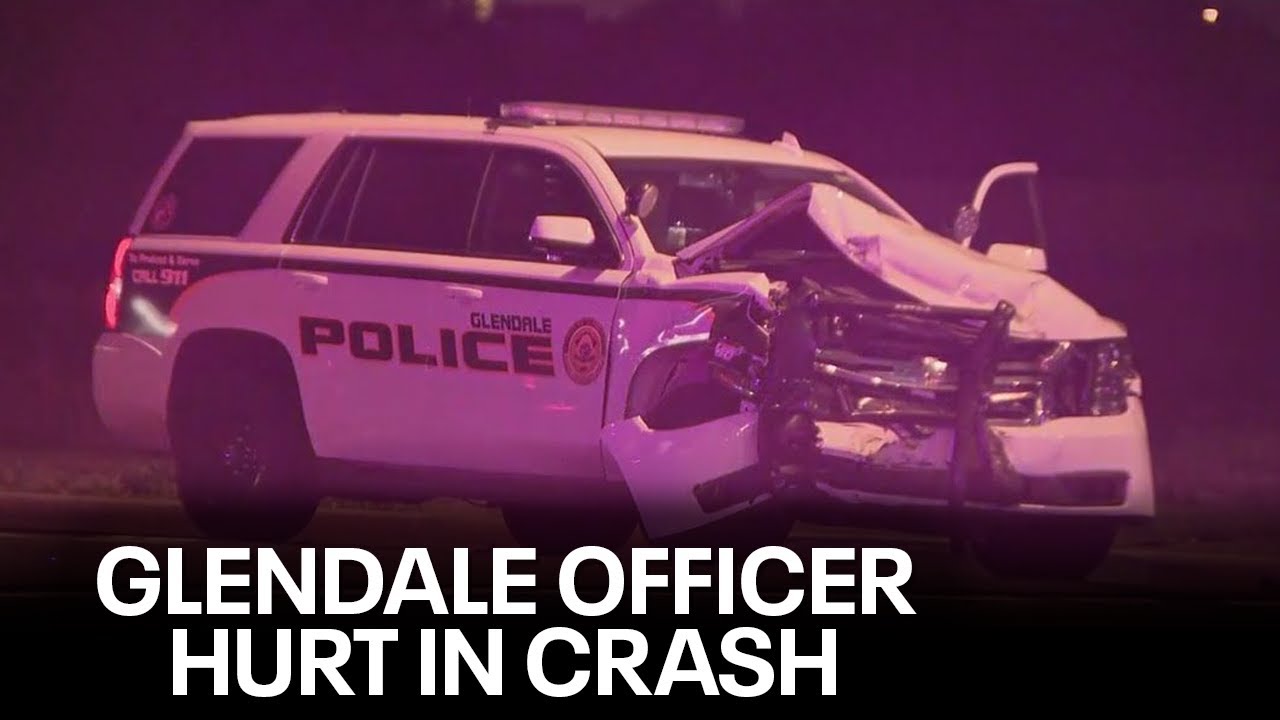 Glendale police officer, 2 women hurt in crash