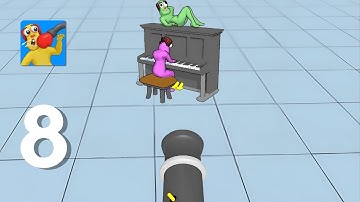 Annoying Uncle Punch Game - Gameplay Walkthrough Part 8 - Cannon (Android, IOS)