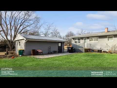 1512 Lakeland Ave, McHenry, IL home video tour