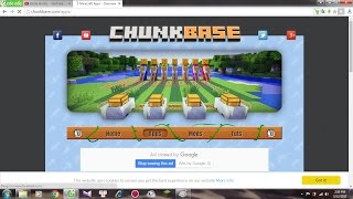 Huong dan dung trang web CHUNKBASE de tim dia hinh cho minecraft