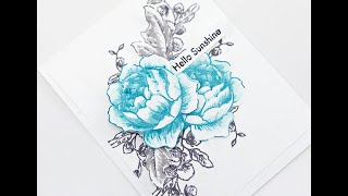 Stamp layering with an EXCLUSIVE  stamp set