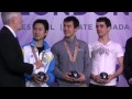 Worlds 2013 Men FP small medal ceremony