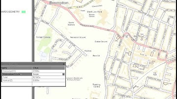 Measure a distance using the simple function within Cadcorp SIS 7.1