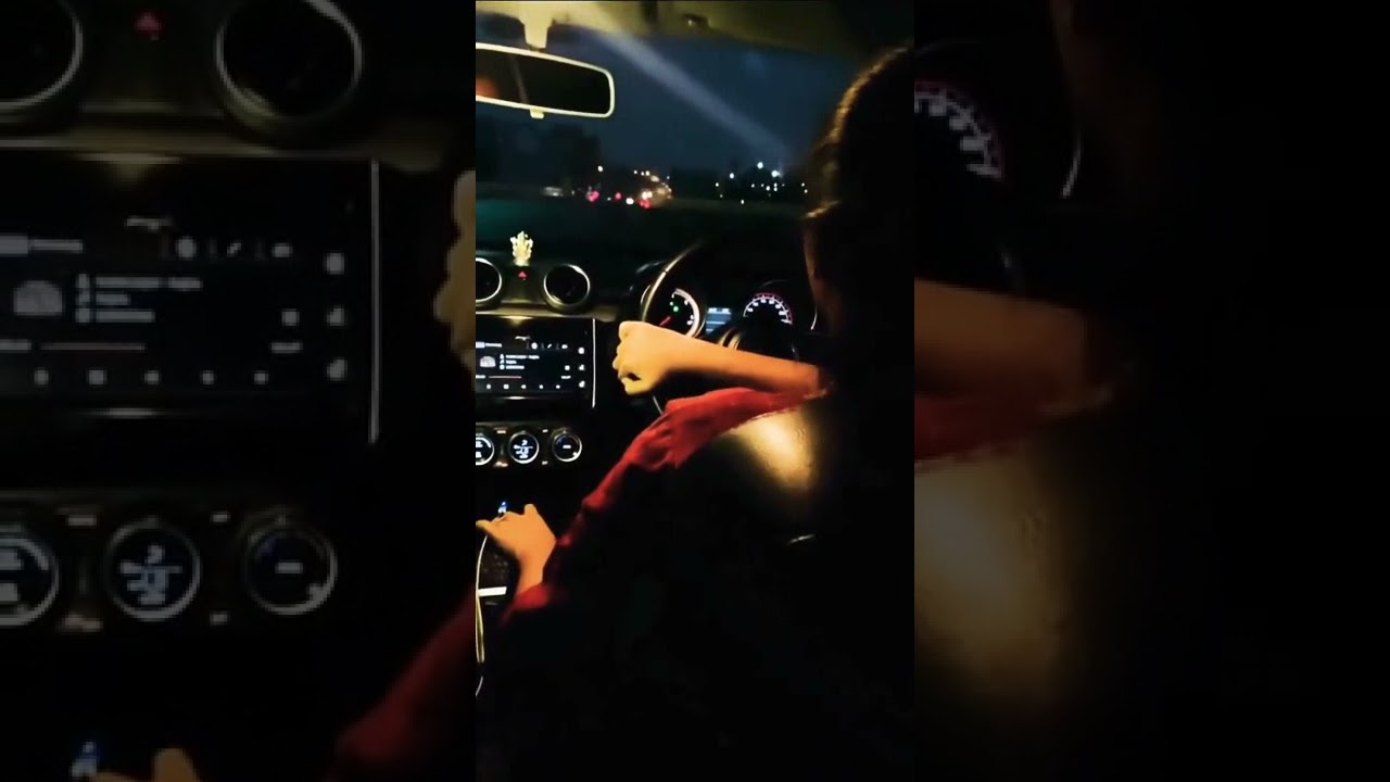 Girls night out 🥺💐💐 Toyota Night Car Driving ❤️❤️ [Video