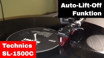 Technics SL-1500C Plattenspieler - Auto-Lift-Off-Funktion im Detail