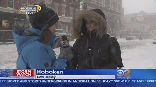 Talking With Commuters At Hoboken Terminal