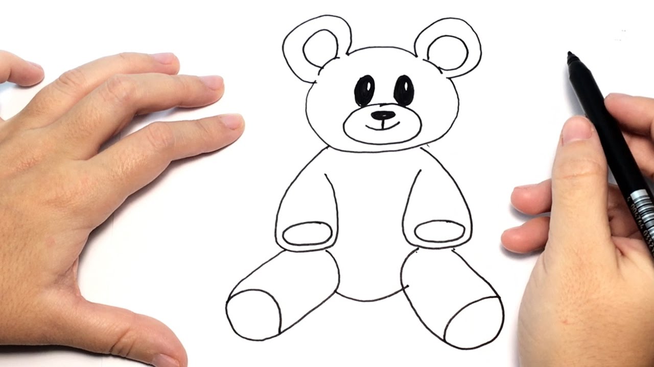 How To Draw a Bear for Kids Step by Step - YouTube