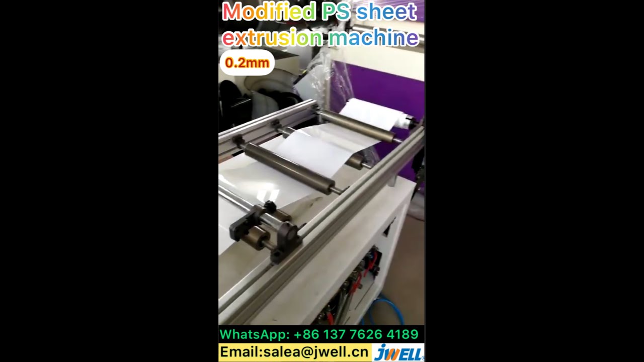 Modified PS sheet extrusion machine———0086 137 7626 4189