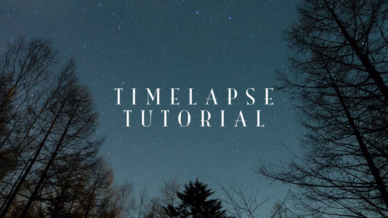 タイムラプスの撮影方法 #1 〜必要な機材＆カメラの設定〜 ☆ Timelapse Tutorial - equipments & camera settings -