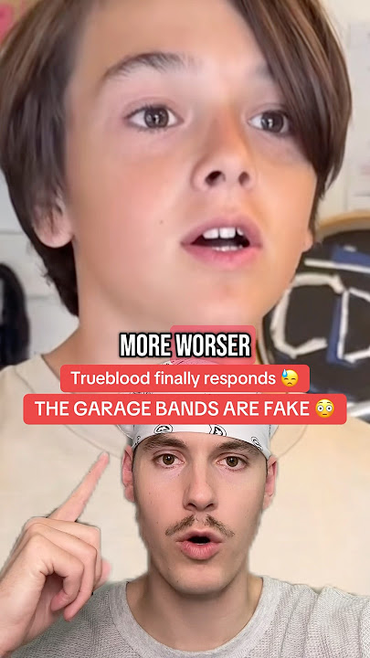 TRUEBLOOD TIKTOK GARAGE BAND CONTROVERSY 😳