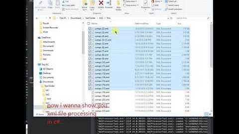 read xml and excel in c#