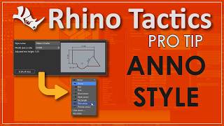 How to Master Architectural Annotations in Rhino 8 (Annotation Styles) | Rhino Tactics