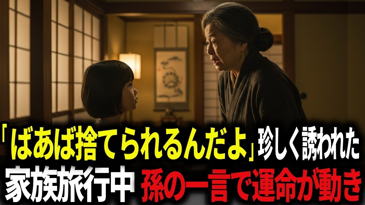 「ばあば捨てられるんだよ」はじめての家族旅行中、不思議な力を持つ孫の言葉に私は背筋が凍った