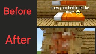 Minecraft bed