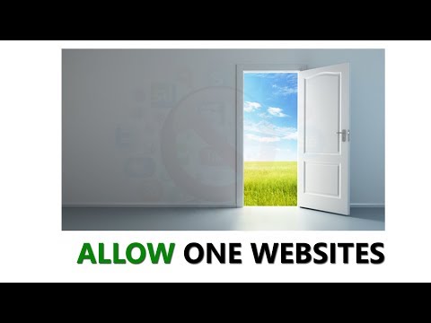 How To Allow Few Websites Only and Block the Rest and Without Using Any Software on Windows – Part 2