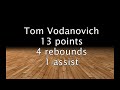 Tom Vodanovich Wk 1 at Saints