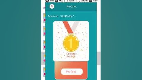 CoolDialog Extension