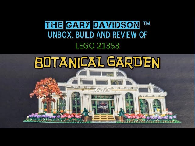 LEGO Botanical Garden (21353) - Unboxing, Build & Review - Nov