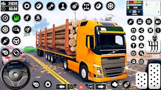 Euro Cargo Truck Simulator 3D Game #024 | Crazy Wood Cargo Delivery Truck Driving | Android Gameplay screenshot 4