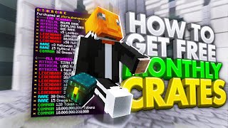 How to get *FREE* Monthly Crates on Minecraft OP Prisons! | Minecraft OPPrison | AkumaMC [23]