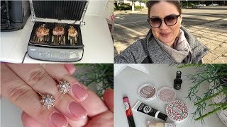ВЛОГ: ГАГРЫ/ГОТОВИМ МЯСО В ЭЛЕКТРИЧЕСКОМ ГРИЛЬ BBK/НОГТИ/СЕРЬГИ/КОСМЕТИКА