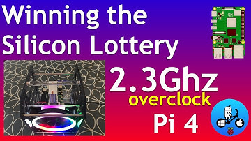 Overclock Test 2000 Vs 2147 Vs 2300Mhz. Raspberry Pi 4. Ice tower cooler Plus.