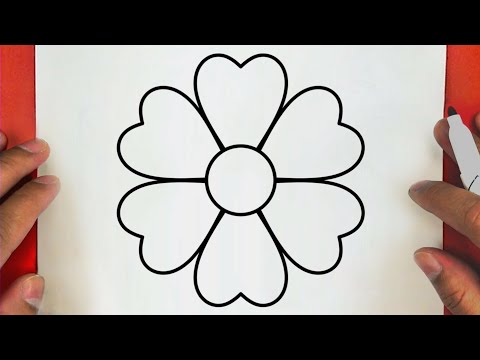 كيفية رسم وردة جميلة وسهلة للمبتدئين خطوة بخطوة رسم سهل رسم وردة سهلة تعليم الرسم للمبتدئين