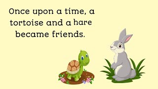 The hare and the tortoise story l short story l story in English l Moral story for kids  l