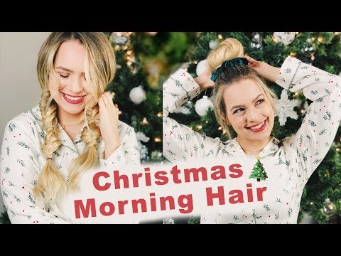 christmas-morning-hairstyles-2018-(fast-and-easy-hair!)