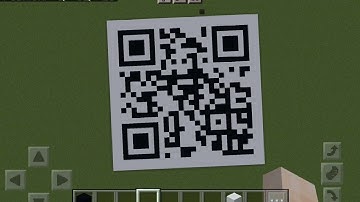 I created a QR code in Minecraft! Scan it if you dare