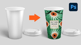 : Paper Cup Mockup 3d- Photoshop Tutorial