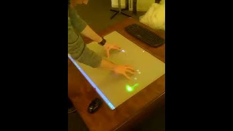 Dundee University Multitouch Table