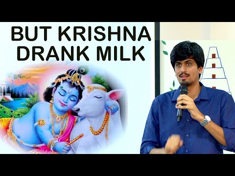 But Lord Krishna Drank Milk
