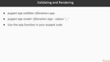 Learning Puppet : Understanding Templates | packtpub.com