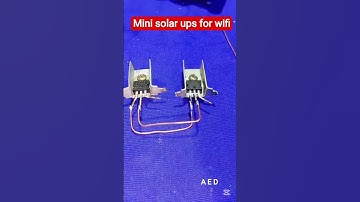 low budget mini solar ups for wifi #wifi #solar