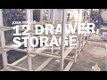 12 drawer storage (frame out of one sheet of plywood!) 12 drawer storage (frame out of one sheet of plywood!)