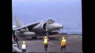 Hms Illustrious Harriers In The Gulf March 1998