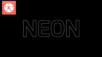 NEON TEXT COLURFULL ANIMATION IN KINEMASTER/TUTORIAL