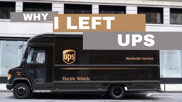 Why I left UPS