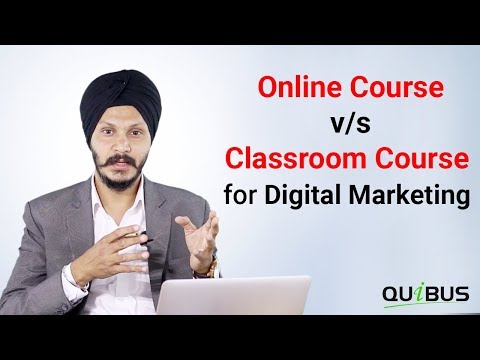 online vs offline digital marketing course after 12th