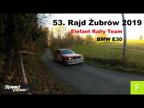 53. Rajd Żubrów 2019 Elefant Rally Team BMW E30 (Speed & Power)