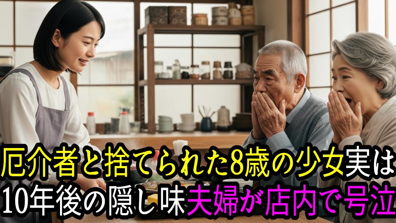 「いらない子」と捨てられた8歳を育てた惣菜屋夫婦、10年後に娘が並べた「最初の献立」を見た瞬間、店内で泣き崩れた理由【感動する話】【逆転劇】