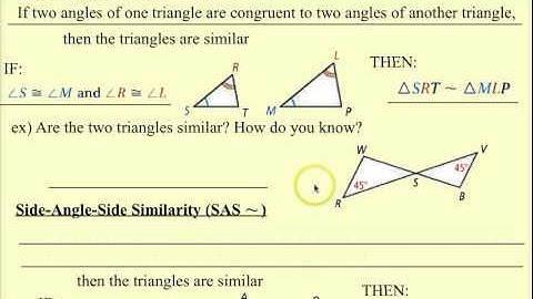 7.3 proving triangles similar