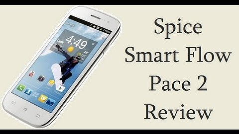Spice Smart Flo pace 2 Review By Intellect Digest
