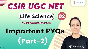 11:30 AM - CSIR UGC NET 2020 | Life Science by Priyanka Ma