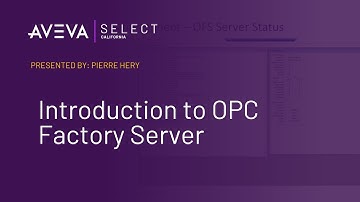 Introduction to OPC Factory Server