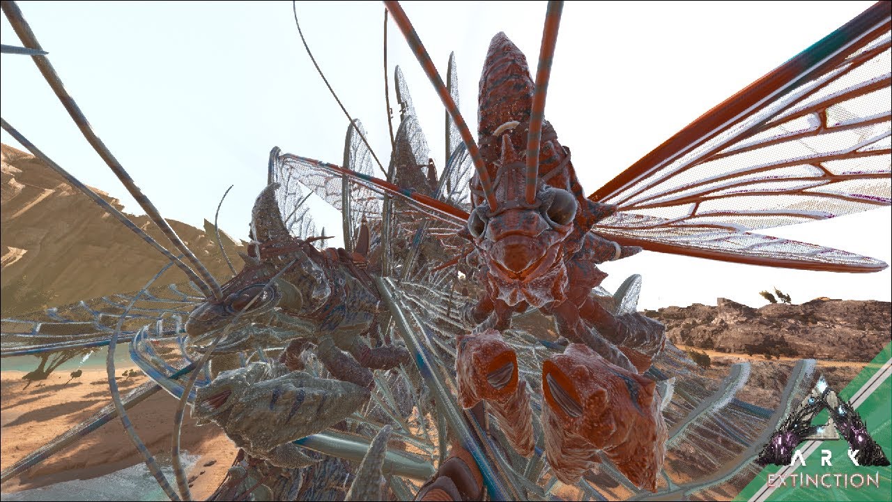 Fighting The Desert Titan With A Swarm Of Bugs!!! Ark Survival Evolved [Ep.123 Extinction