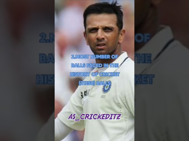 5 UNBREAKABLE RECORDS OF RAHUL DRAVID. #viral #cricket #shorts #rahuldravid #wall #legend #classical class=