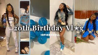 MY 20TH BIRTHDAY VLOG⭐️| Preparation, Lil Baby concert, Dinner, Decorated Hotel, etc.